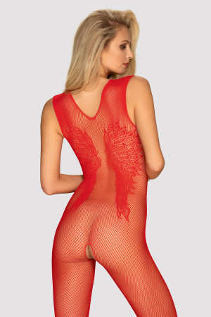 NEW N 112 bodystocking Red