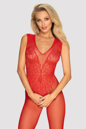 NEW N 112 bodystocking Red