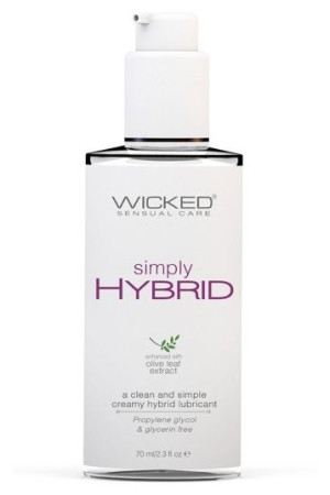 Водно-силиконовый лубрикант Wicked Simply HYBRID - 70 мл.