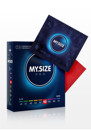 Презервативы MY.SIZE размер 60 - 3 шт.