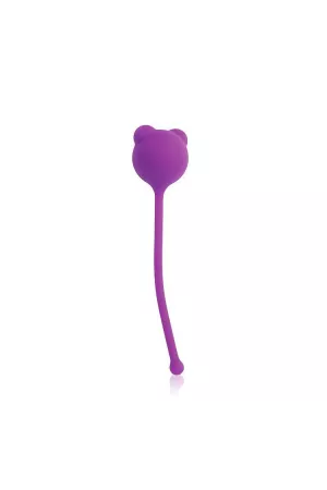 Фиолетовый вагинальный шарик с ушками Cosmo