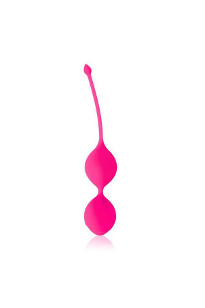 Розовые вагинальные шарики Cosmo с хвостиком