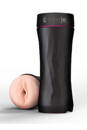 Мастурбатор-вагина в тубе OPUS E Vaginal Version с возможностью подключения электростимуляции