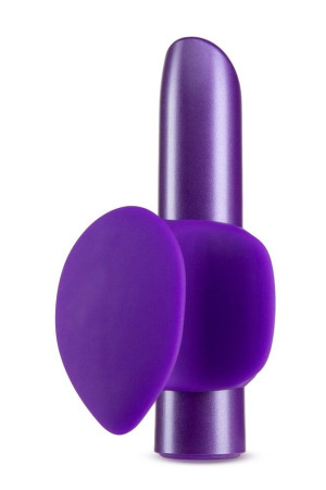 Фиолетовый вибромассажер B6 - 10,16 см.