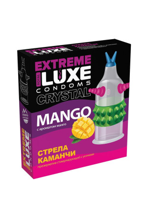 Стимулирующий презерватив  Стрела команчи  с ароматом ванили - 1 шт.